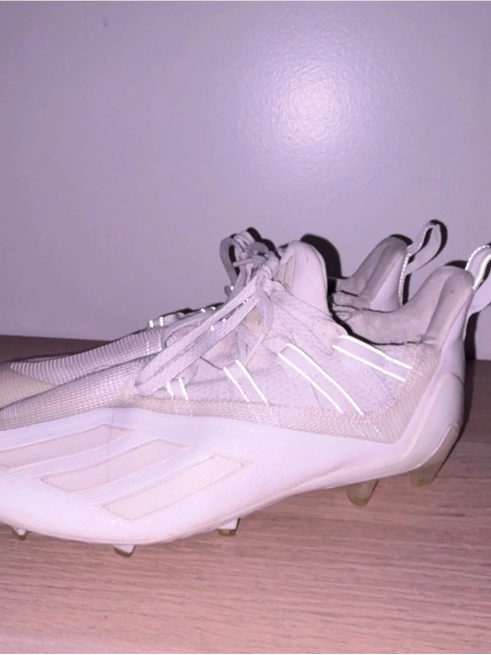 Adidas Adizero 11.0 Football Cleats Cloud White Mens size 9